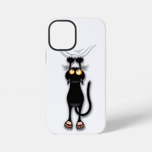 Coque iPhone 12 Mini Fabric de Cat funny