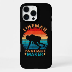 Coque iPhone 16 Pro Max Fabricant de crêpes Lineman - Football américain