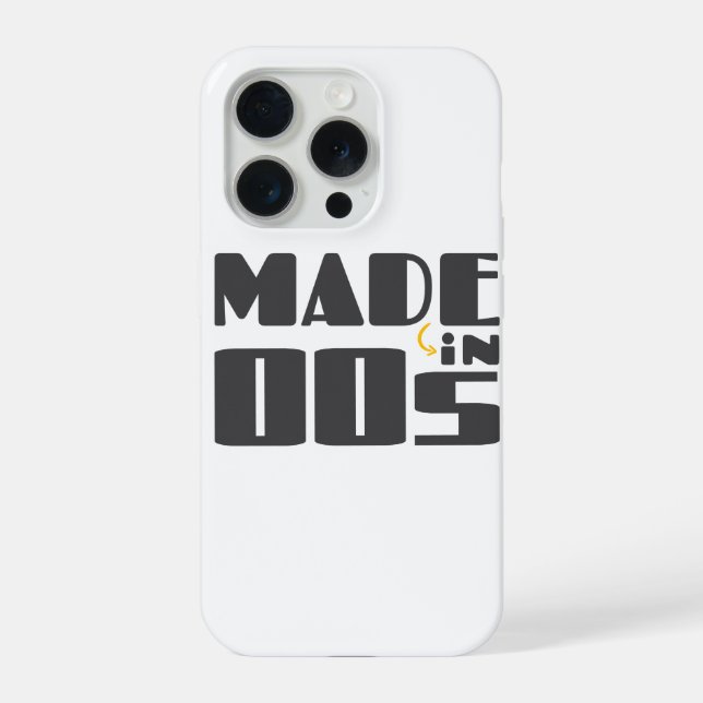 Coque iPhone Fabriqué dans les années 00 (Verso)