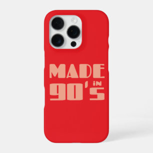 Coque iPhone 16 Pro Fabriqué dans les années 90
