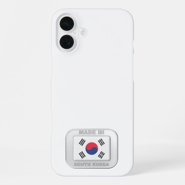 Coque iPhone Fabriqué en Corée du Sud (Verso)