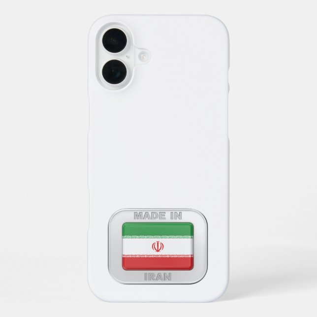 Coque iPhone Fabriqué en Iran (Verso)