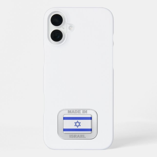Coque iPhone Fabriqué en Israël (Verso)