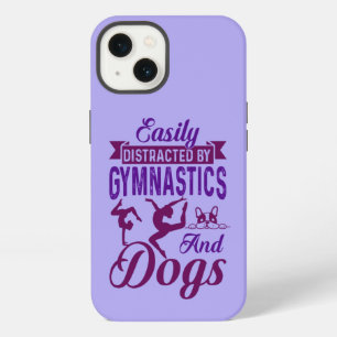 Etui iPhone 13 Facilement Distrait Par La Gymnastique Et Les Chie