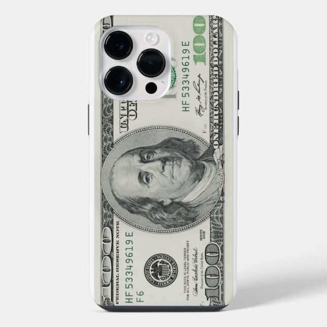Coque iPhone Facture de cent dollars (Verso)