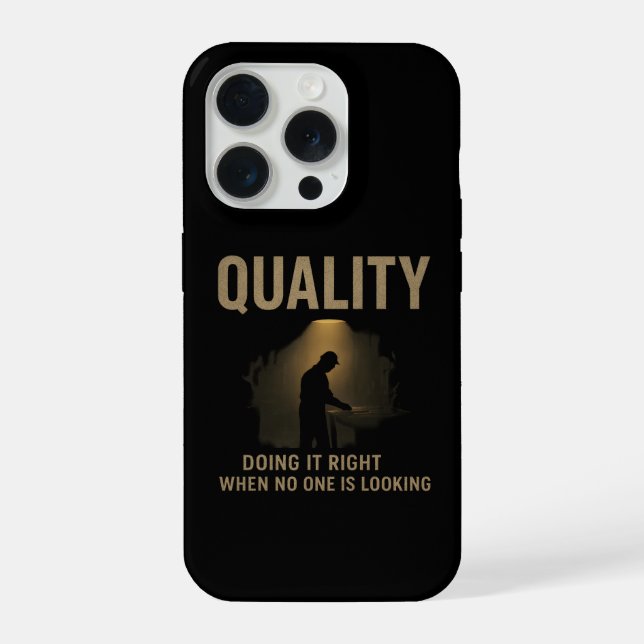 Coque iPhone Faire les choses correctement - Motivation de l'in (Verso)
