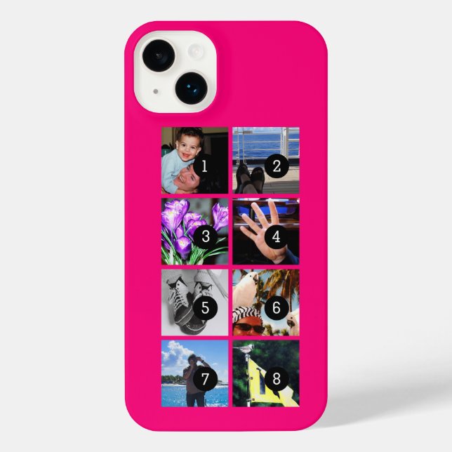 Coque iPhone Faites facilement votre propre affichage photo ave (Verso)