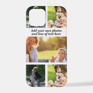 Coque iPhone 12 Pro Faites votre propre collage de photos et texte 
