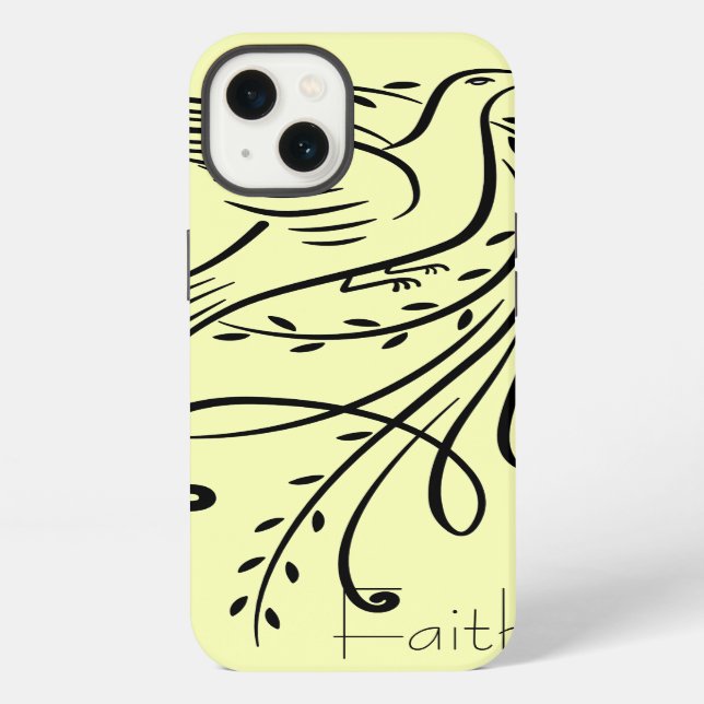 Coque iPhone Faith Dove (Verso)