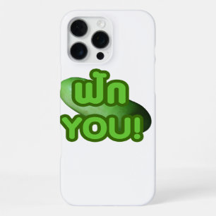 Coque iPhone 16 Pro Max FAK YOU! ... Courge Verte (Melon d'Hiver)