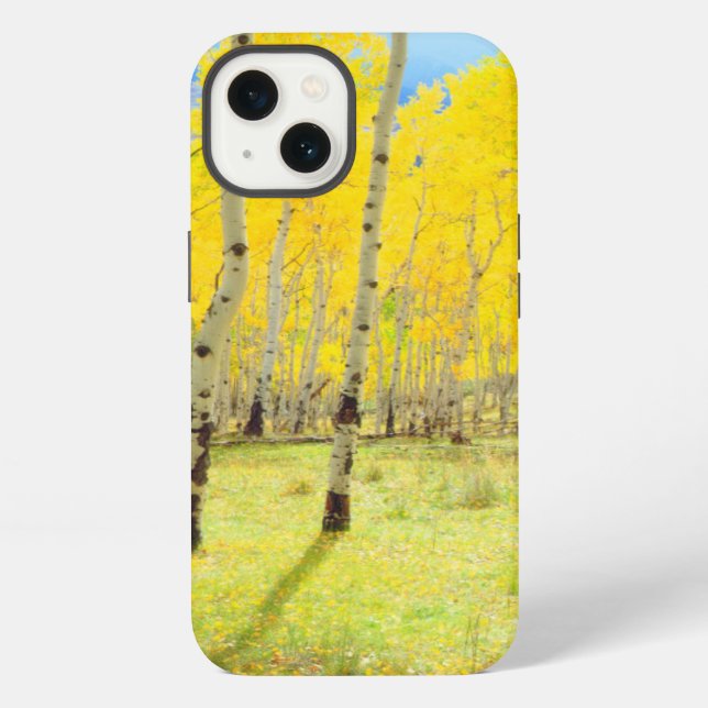 Coque iPhone Fall colors of Aspen trees 4 (Verso)