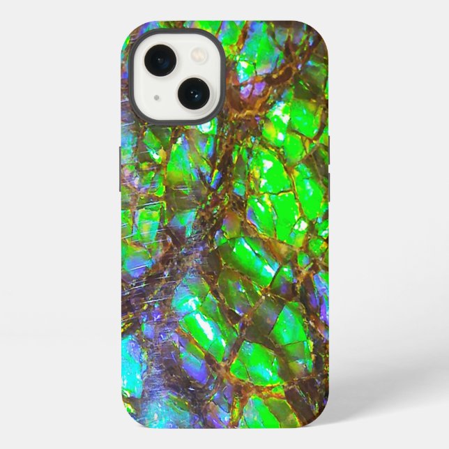 Coque iPhone Falln Peacock Ammolite (Verso)