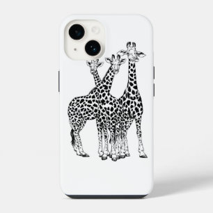 Coque Pour iPhone 14 Famille Giraffe