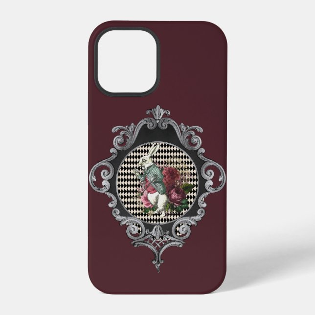 Coque iPhone Fancy Frame White Rabbit Collage (Verso)