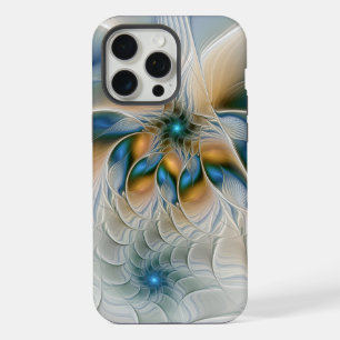 Coque iPhone 15 Pro Max Fantaisie abstraite et aérienne d'art fractal avec
