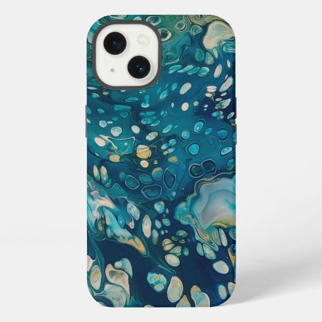 Coque iPhone Fantaisie abstraite sous-marine   (Verso)