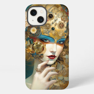 Etui iPhone 13 Fantaisie de robotique dame mécanique Sci-Fi