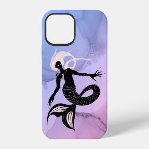 Coque iPhone 12 Fantastique Créature Gothique Sombre Sirène Effray