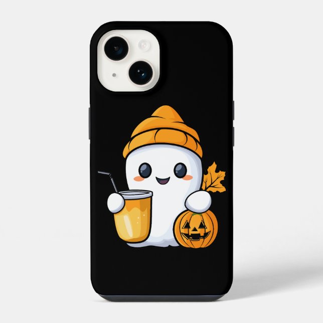 Coque iPhone Fantôme de refroidissement Café chaud Chaud Chaud  (Verso)