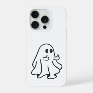 Coque iPhone 15 Pro Fantôme Impoli – Étuis iPhone drôle et offensant p