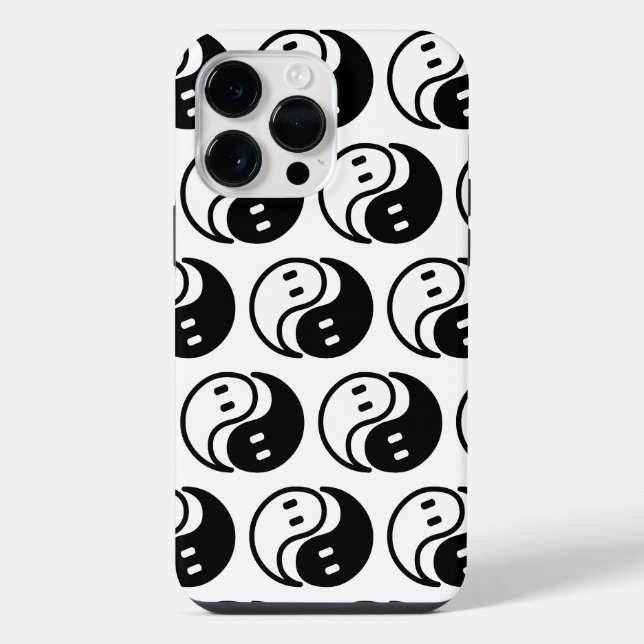 Coque iPhone Fantôme Yin Yang (Verso)
