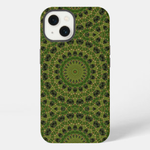 Etui iPhone 13 Fascination champignon kaléidoscope