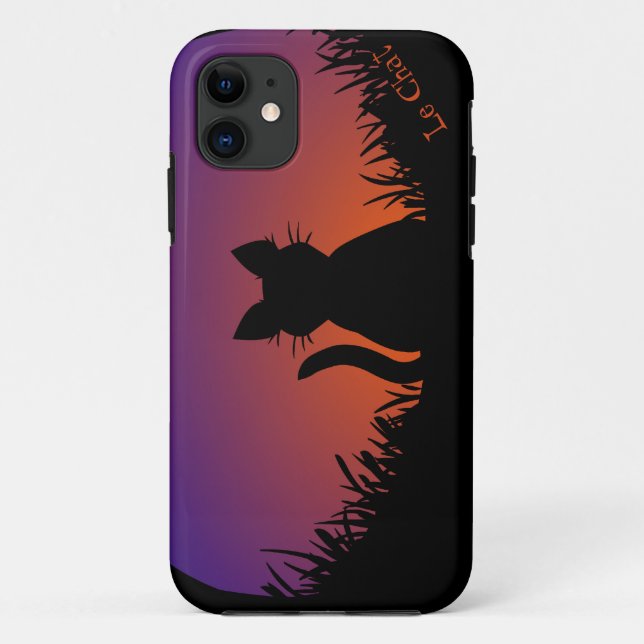 Coque iphone Fat Cat Amoureux des chats Le Convers (Dos)