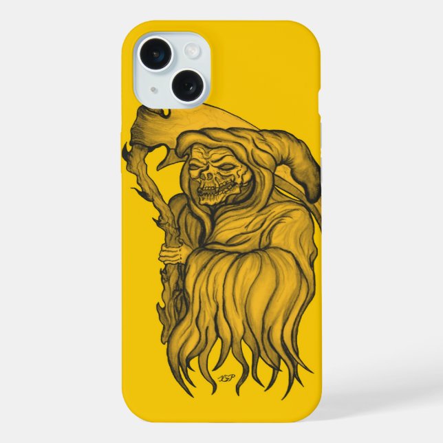 Coque iPhone Faucheur - La Mort (Verso)