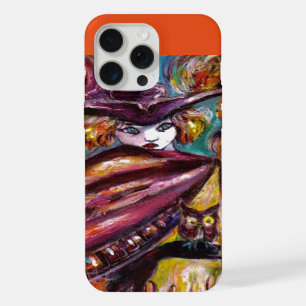 Coque iPhone 15 Pro Max FAUST / Masque Mystérieux, Tricorne et Hibou