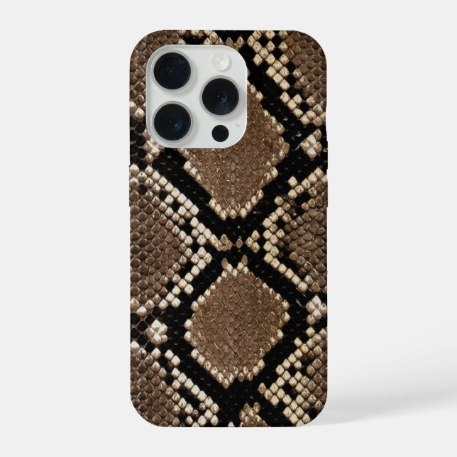 Coque iPhone Faux Python Snake Skin (Verso)