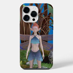 Coque Pour Pour iPhone 14 Pro Max Fée de fantaisie Ella debout souriante dans le jar