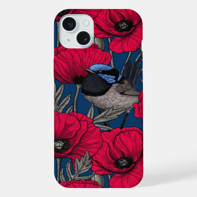 Coque iPhone Fée et pavots (Verso)