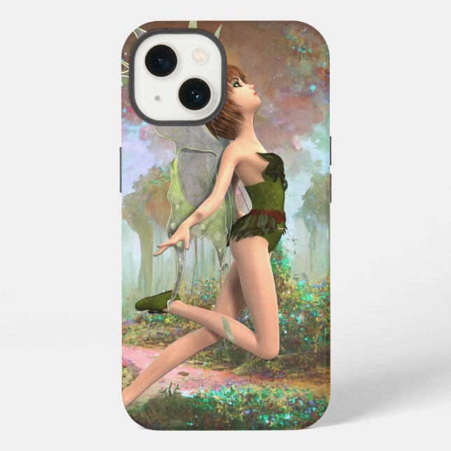 Coque iPhone Fée forestière (Verso)