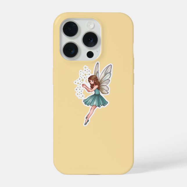 Coque iPhone Fée Magique Fantaisiste  (Verso)