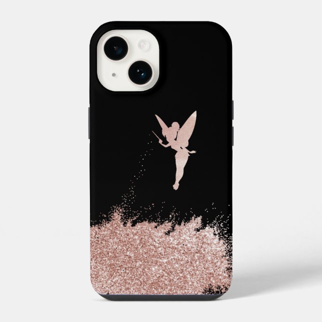 Coque iPhone fée rose, aquarelles (Verso)