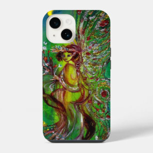 Coque Pour iPhone 14 FÉE VERTE AU CLAIR DE LUNE Fantaisie