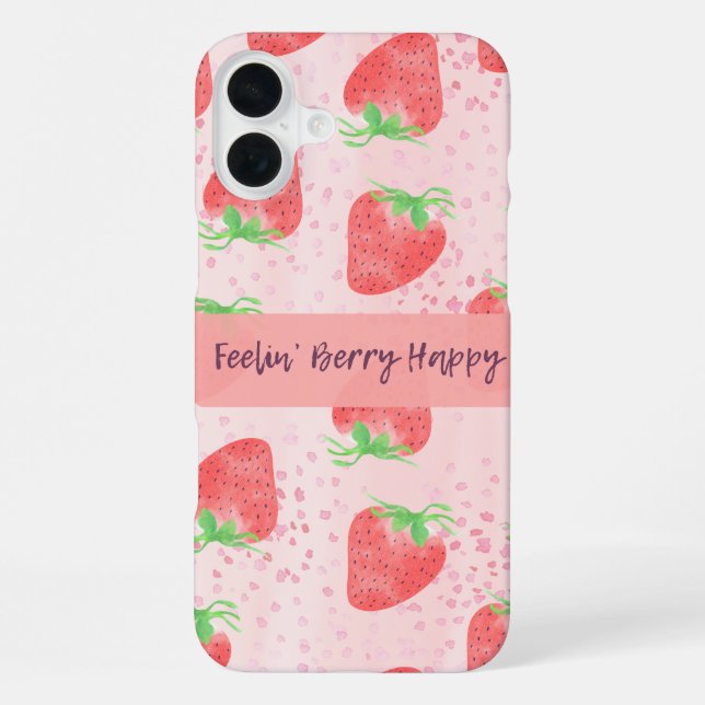 Coque iPhone Feelin' Berry Happy (Verso)