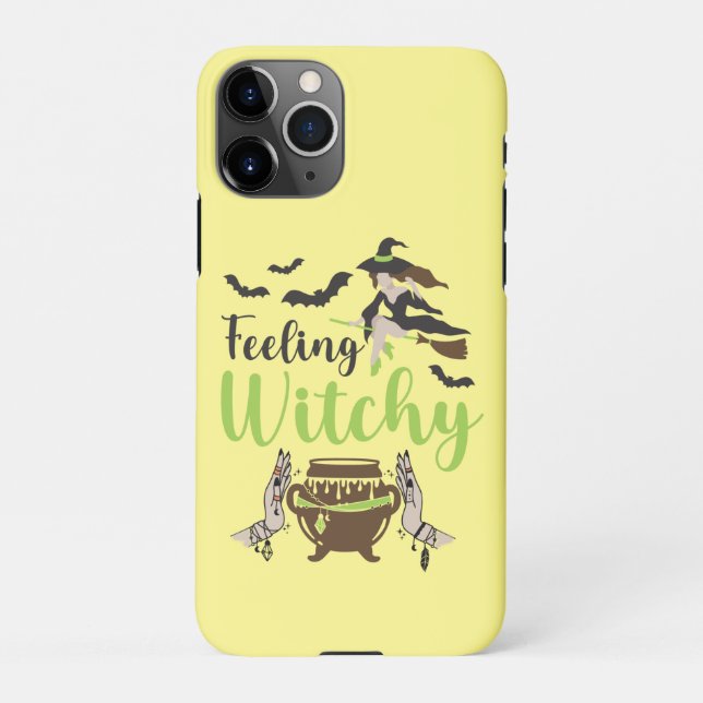 Coque iPhone Feeling witchy magic halloween (Dos)