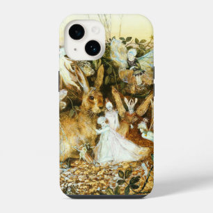 Coque Pour iPhone 14 Fées et lapin