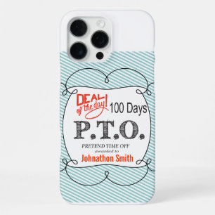 Coque iPhone 16 Pro Max Félicitations drôles Promu en congé fictif