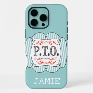 Coque iPhone 16 Pro Max Félicitations drôles Promu en congé fictif