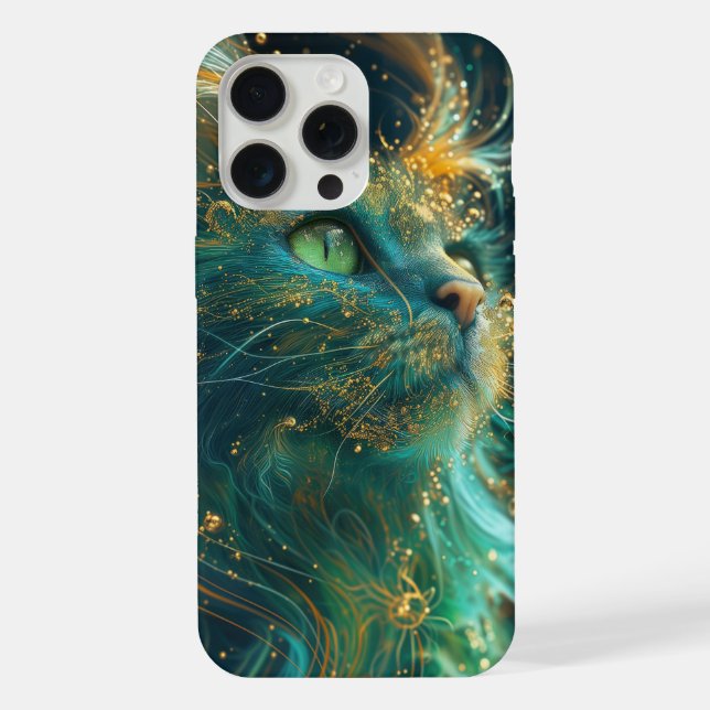 Coque iPhone Feline mystique (Verso)
