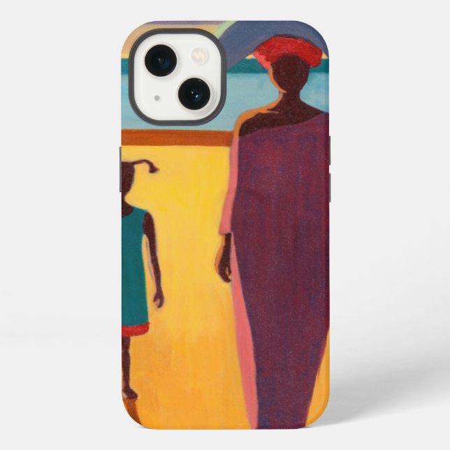 Coque iPhone Femme avec Poisson (Verso)