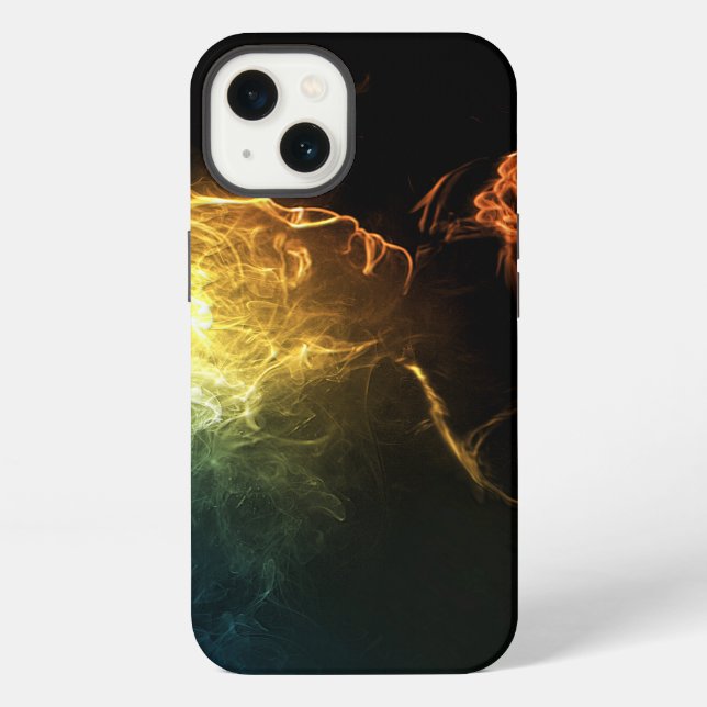 Coque iPhone Femme de fumée (Verso)