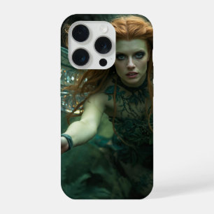 Coque iPhone 15 Pro Femme extraterrestre à l'aile de cristal - Fantast