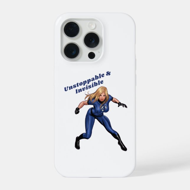 Coque iPhone Femme invisible (Verso)