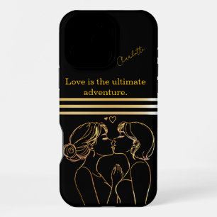Coque iPhone 16 Pro Max Femmes célébrant l'amour