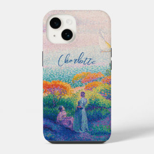 COQUE POUR iPhone 14 FEMMES PERSONNALISÉES PAR PEINTURE À COURTE