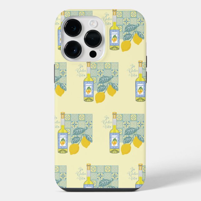 Coque iPhone Ferme de Citrons Rétro (Verso)
