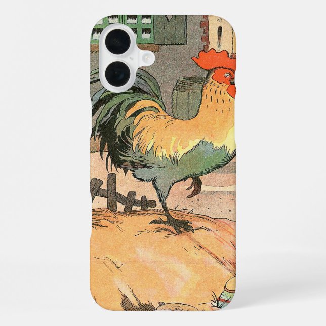 Coque iPhone Ferme de coqs (Verso)